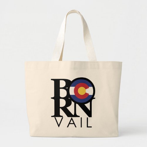 BORN Vail Colorado Large Tote Bag