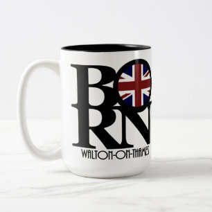 BORN Walton-On-Thames 15oz Two-Tone Coffee Mug