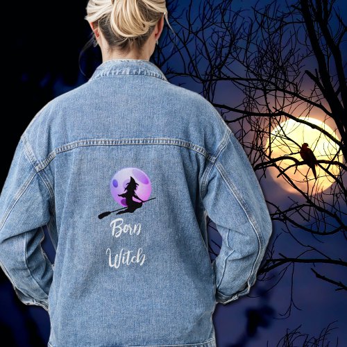 Born Witch  _  Halloween Denim Jacket