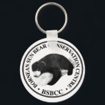 BORNEAN SUN BEAR CONSERVATION CENTRE KEYCHAIN<br><div class="desc">Photograph of 3 Sun Bears - Cerah,  Kuamut,  and Lawal - by Siew Te Wong Bornean Sun Bear Conservation Centre "Reproduction of this image is prohibited. The Bornean Sun Bear Conservation provided permission to Eightbearsforever/Abel Saenz and Carol Wilson for the use of their images for this Zazzle store."</div>