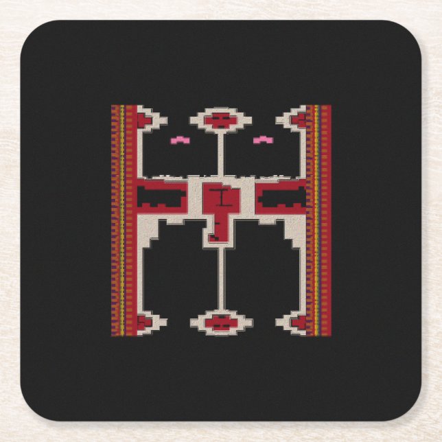 Borneo Inspired Coaster (Front)