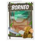 Borneo Jungle travel poster (Front)