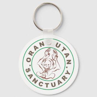 Borneo Orangutan Sanctuary Keychain