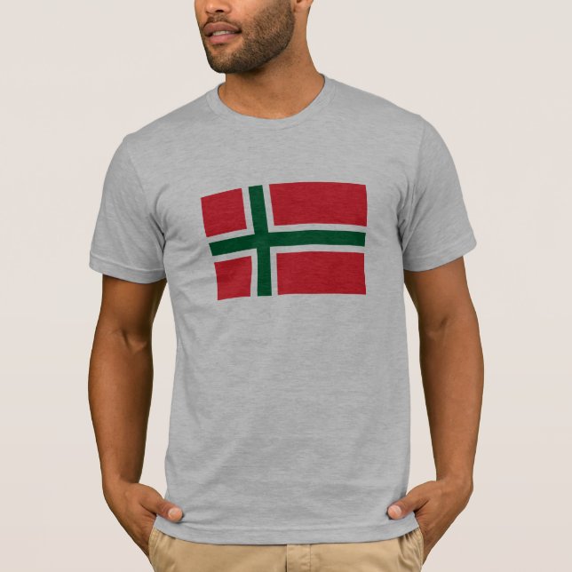 Bornholm Amt Flag T-shirt (Front)