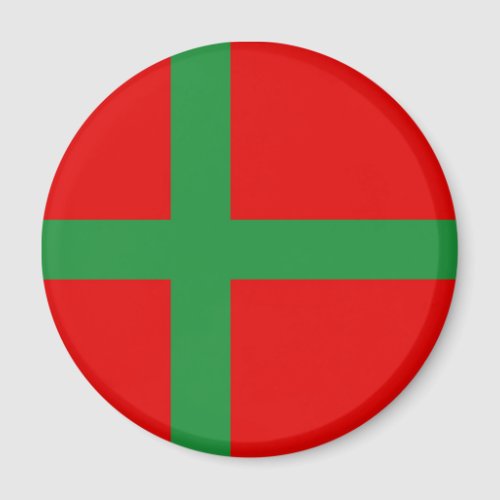 Bornholm Denmark flag region province symbol Magnet