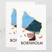 Bornholm Island Viking map (Front/Back)