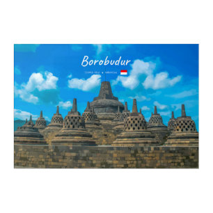 Borobudur, Indonesia - Ancient Buddhist Temple Acrylic Print