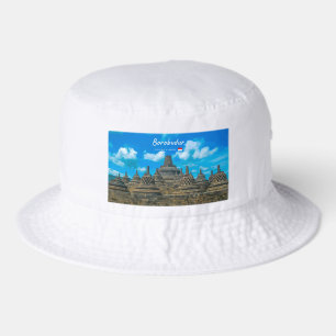 Borobudur, Indonesia - Ancient Buddhist Temple Bucket Hat