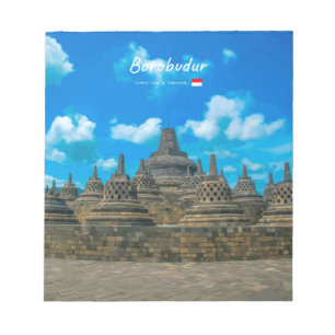 Borobudur, Indonesia - Ancient Buddhist Temple Notepad