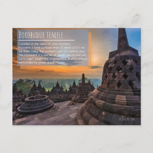 Borobudur Temple 2 Postcard