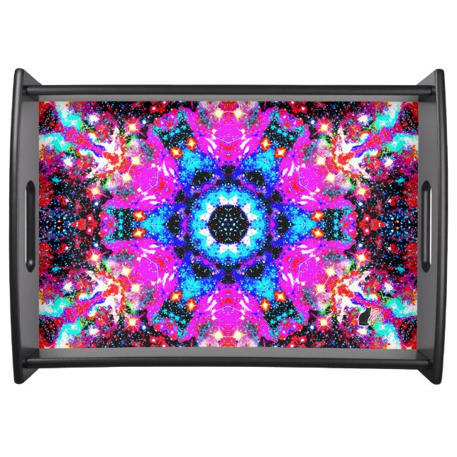 Boron Stellar Kaleid  Serving Tray (Front)