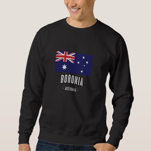 Boronia Australia Aussie City Merch  Australian Fl Sweatshirt