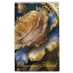 Boroque floral Calendar