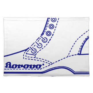 Borosana Borovo -  white nostalgic ortopedic shoe Placemat
