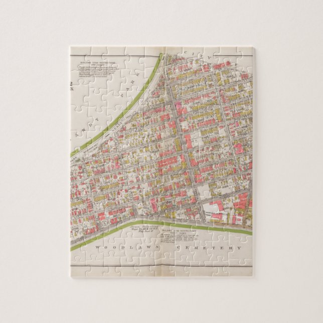 Borough of the Bronx map Jigsaw Puzzle (Vertical)