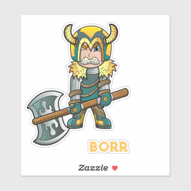 Borr Norse Mythology Sticker (Sheet)