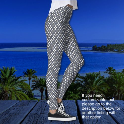 Borromean Rings - Blue Purple and Gray-No Text Leggings