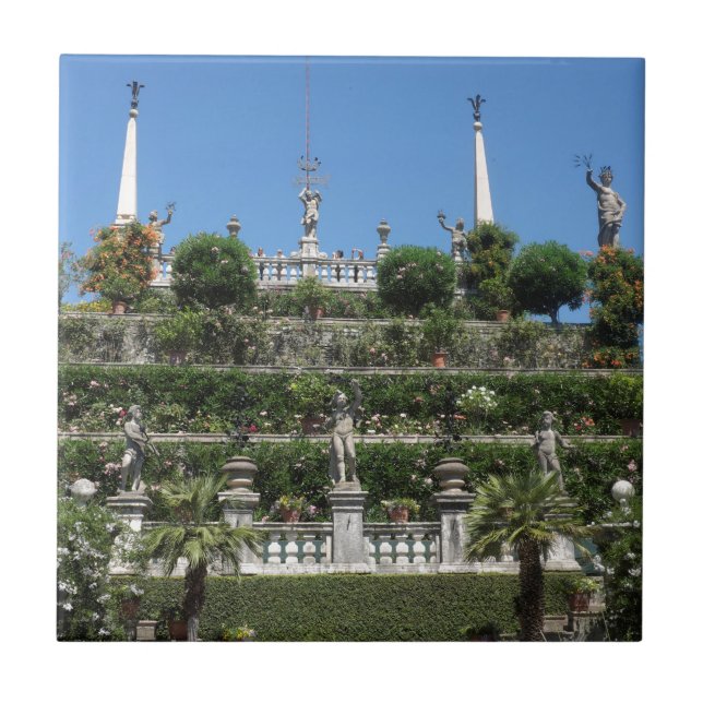 Borromeo Palace in Stresa ,Italy Ceramic Tile (Front)