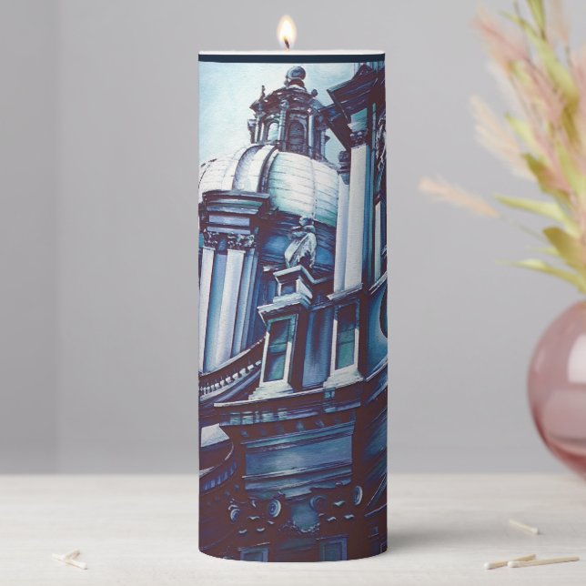 Borromini’s Facade Pillar Candle (In Situ)