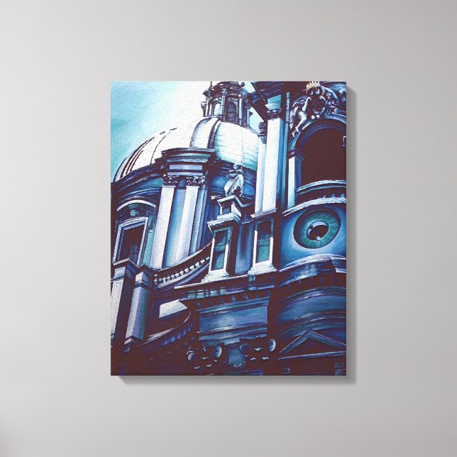 Borromini's Facade Canvas Print (Front)