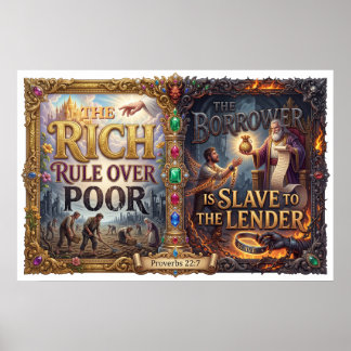 Borrowers Become Servants Lenders Rule Them Poster