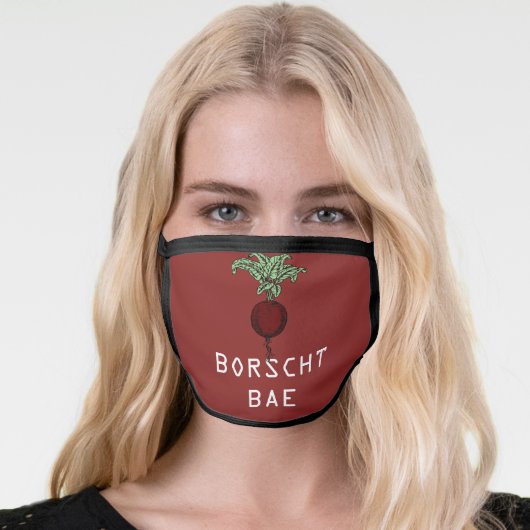 Borscht Bae face mask (Worn Her)