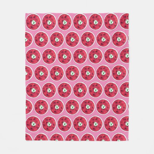 Borscht Eastern European Red Beet Beetroot Soup Fleece Blanket