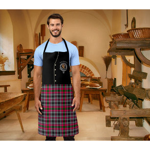 Borthwick Clan Badge & Tartan Kilt Apron