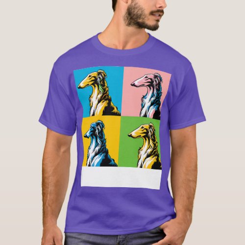 Borzoi Art Dog Lover Gifts 1 T_Shirt