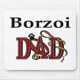 Borzoi Dad Gifts Mouse Pad