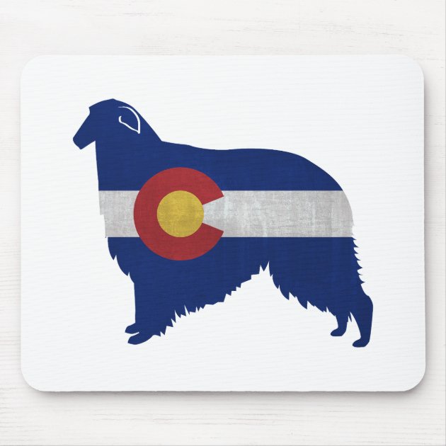 A new collection with the geometric dog A computer mouse pad with a Saluki dog