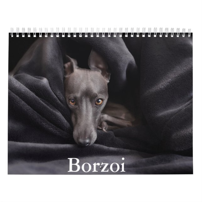 Borzoi Dog Calendar (Cover)