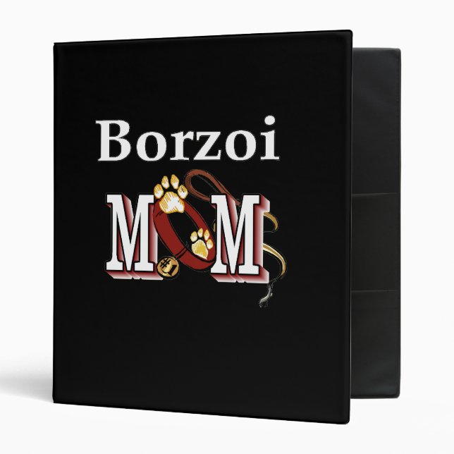 Borzoi Dog MOM Binder (Front/Inside)