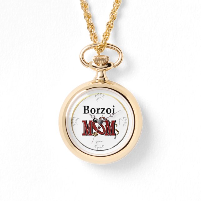 Borzoi Dog MOM Watch