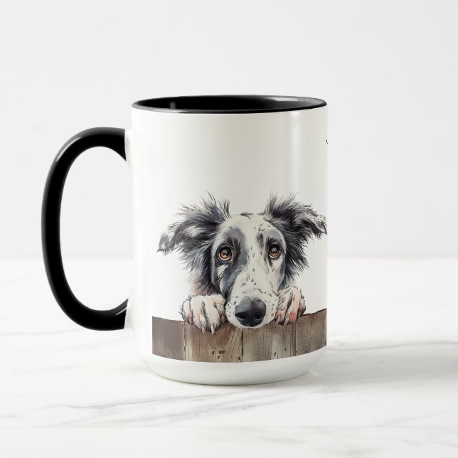 Borzoi Dog Mug (Left)