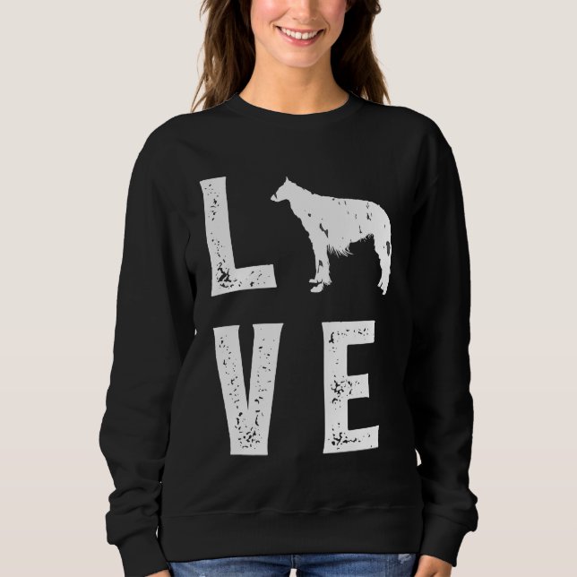 Borzoi Love  1 Sweatshirt (Front)