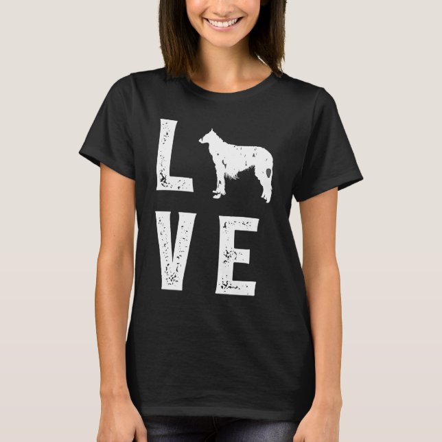 Borzoi Love  1 T-Shirt (Front)