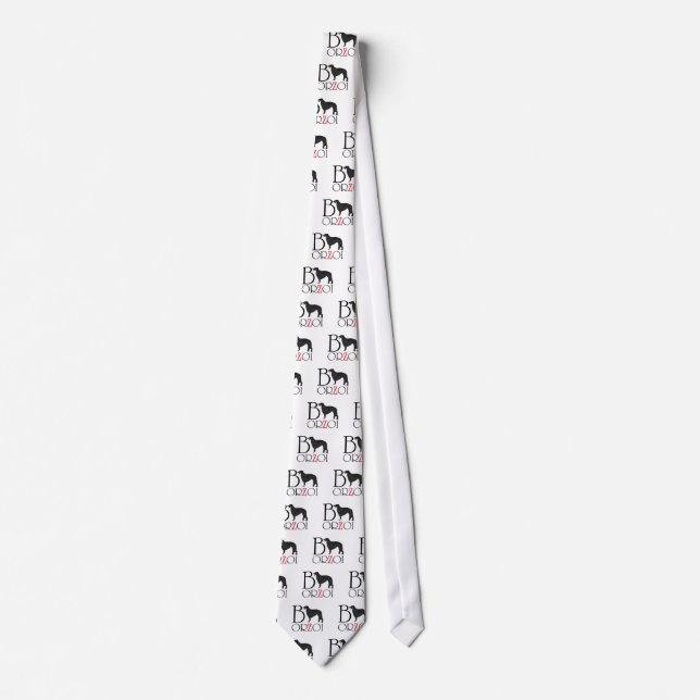 BORZOI NECK TIE (Front)