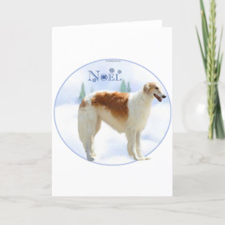 Borzoi Noel Holiday Card