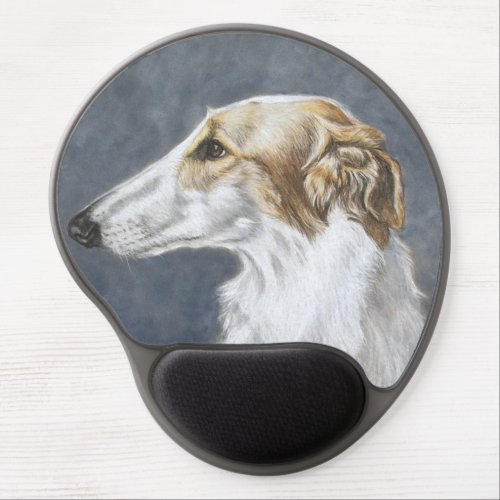 Borzoi Russian Wolfhound Gel Mouse Pad
