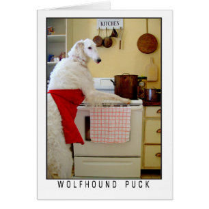 Borzoi Russian Wolfhound "Wolfhound Puck" Dog Cards