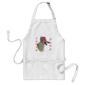 Borzoi Santa Paws Adult Apron