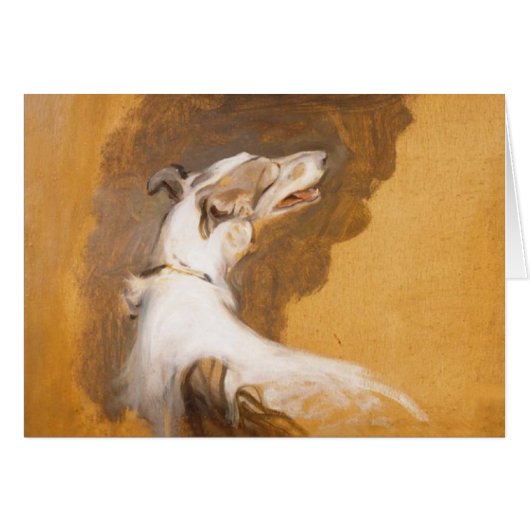 Borzoi Watercolor Card (Front Horizontal)