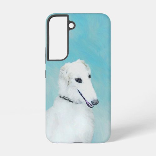 Borzoi White Painting _ Cute Original Dog Art Samsung Galaxy S22 Case