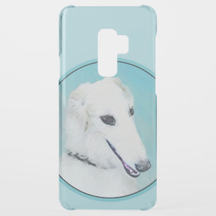 Borzoi (White) Painting - Cute Original Dog Art Uncommon Samsung Galaxy S9 Plus Case