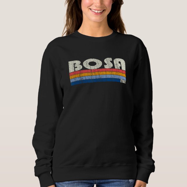 Bosa Italy Retro 70s 80s Style Sweatshirt (Front)