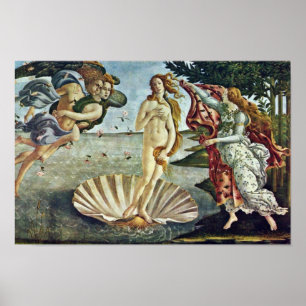 Bosanski: Roä'Enje Venere., By Sandro Botticelli Poster