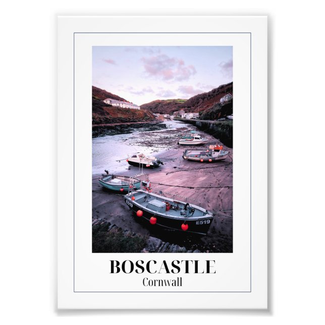 Boscastle, Cornwall Photo Print (Front)