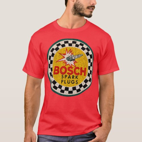 Bosch Vintage Spark plugs T_Shirt