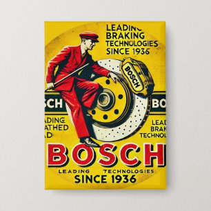 Bosch Vintage Style retro charm Button